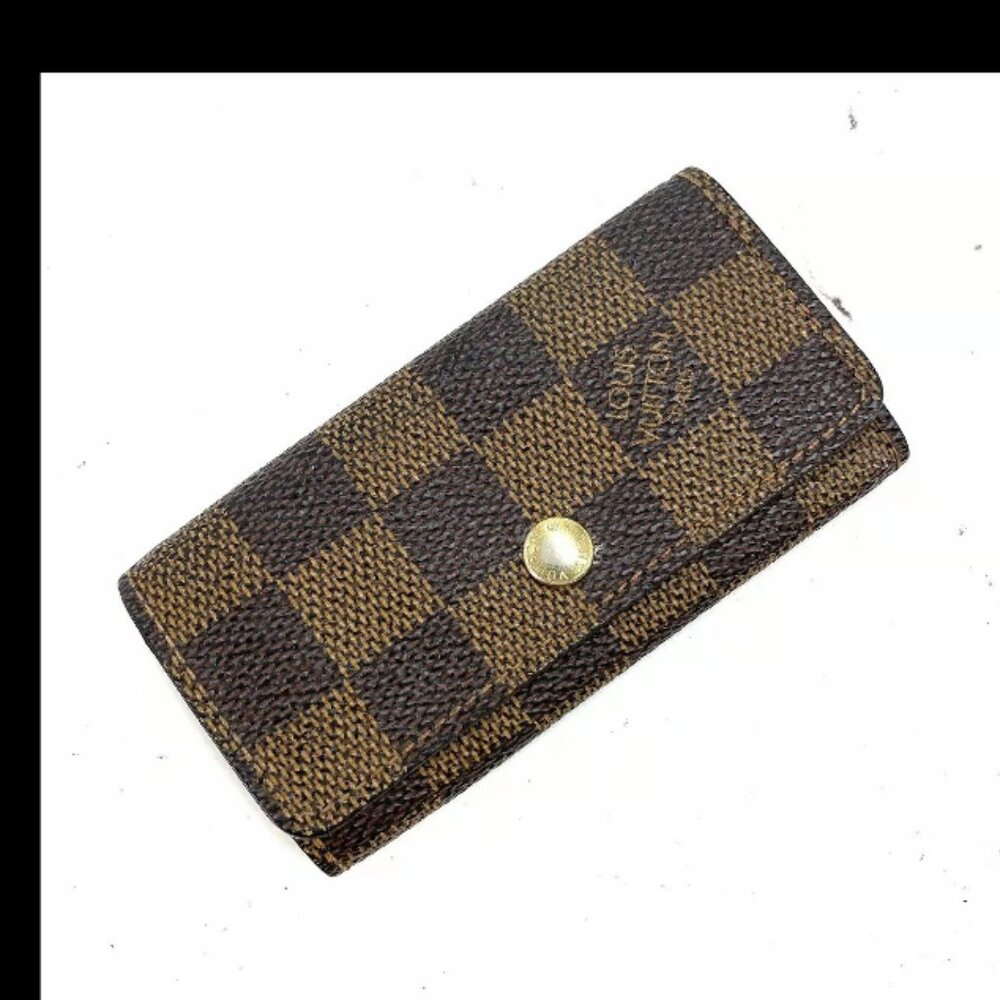 AUTHENTIC LOUIS VUITTON DAMIER 4 KEY CASE/HOLDER